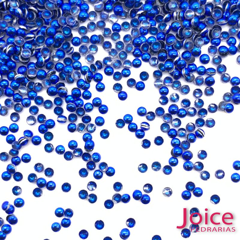 Dome Metal Termocolante 2mm azul bic