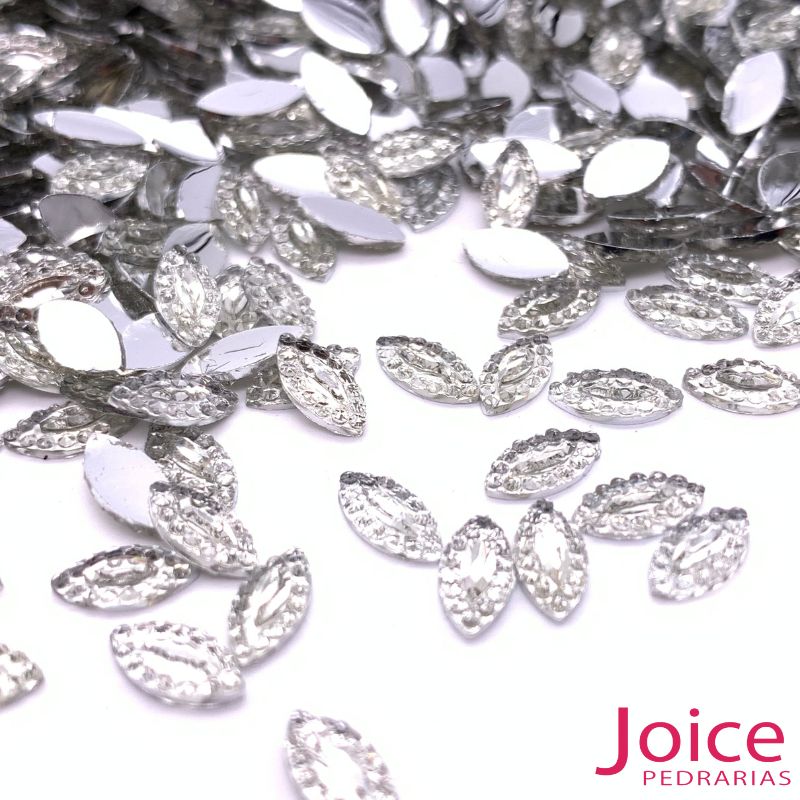 Navete Indiana 4mm x 8mm C7200Un cristal