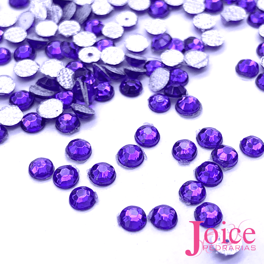 Chaton diamante termocolante 4mm fusia