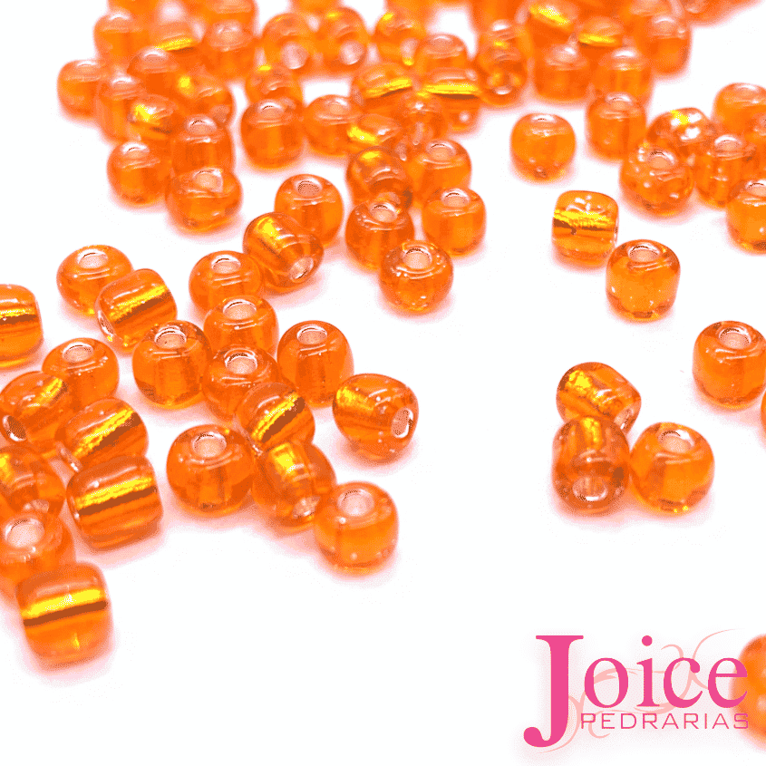 Miçangas 3mm laranja