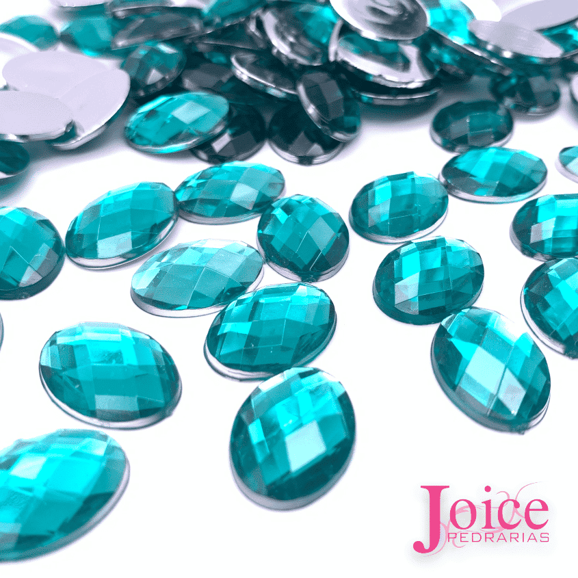 sextavado oval 13x18 esmeralda