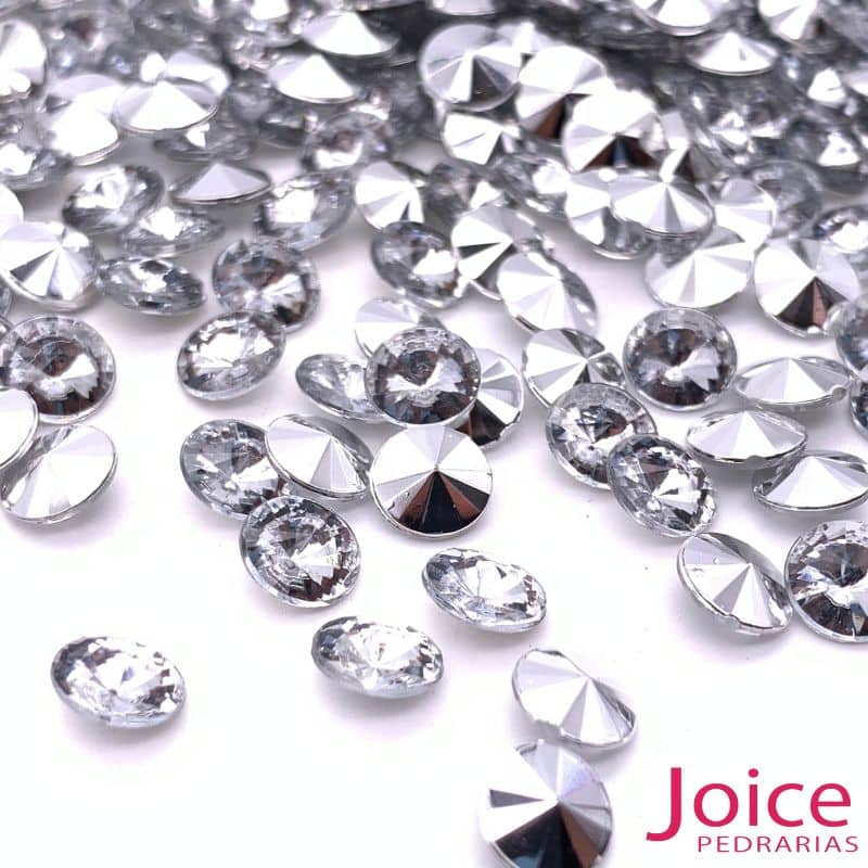 Chaton Base Irregular Acrilico 6mm cristal